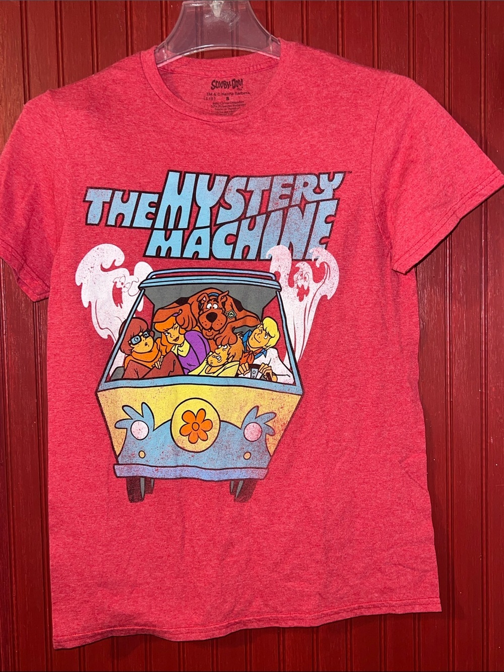Scooby-Doo The Mystery Machine Graphic Tee - Red Size Small